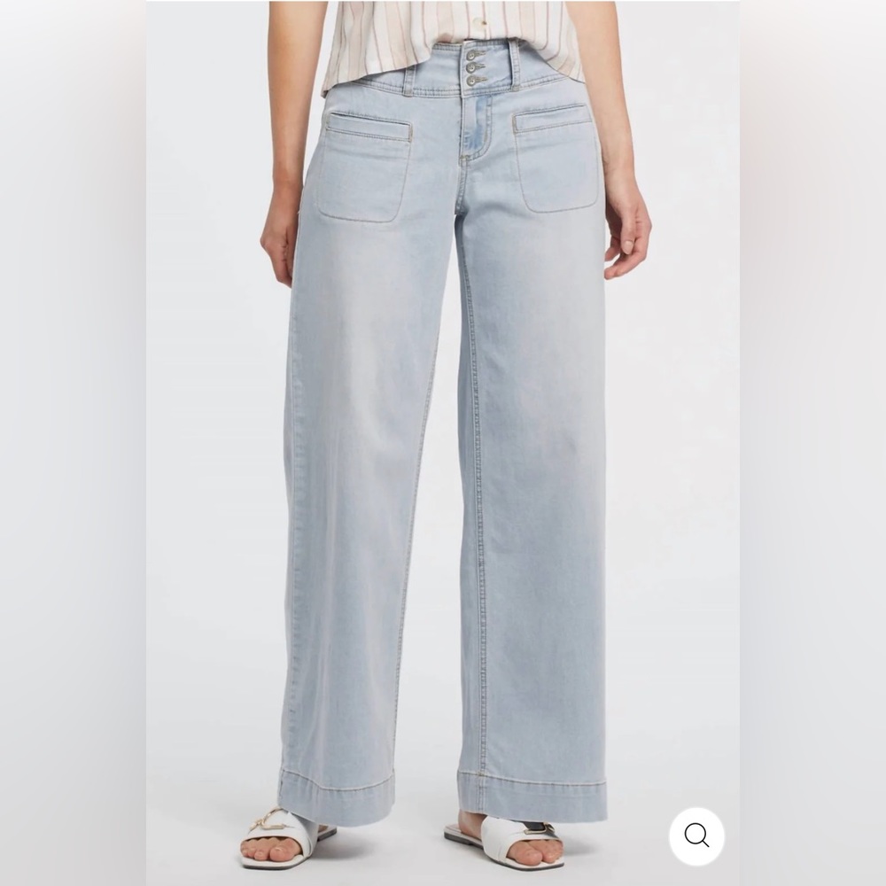 Tribal Audrey 5 Pocket Wide Leg Jean Size 8